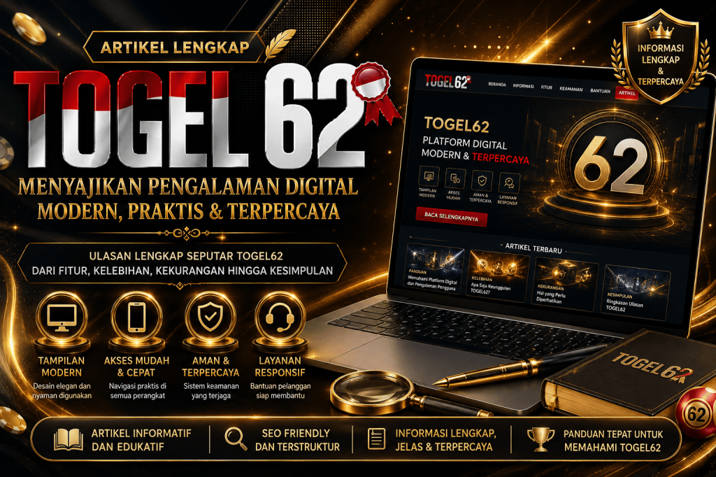 TOGEL62: Mengenal Platform Digital dengan Tampilan Modern dan Pengalaman Pengguna yang&nbsp;Praktis