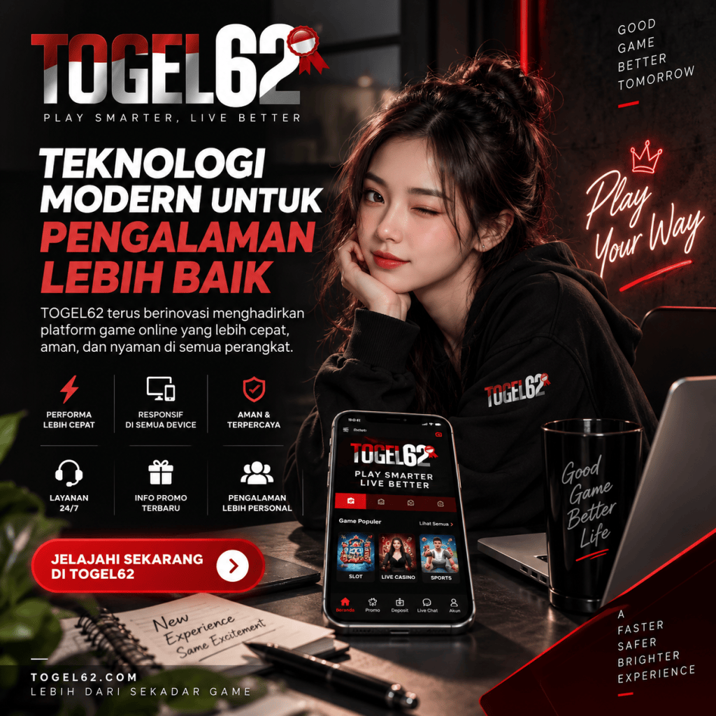 TOGEL62 2026: Bagaimana Teknologi dan Desain Modern Membentuk Pengalaman Game Online yang Lebih&nbsp;Efisien