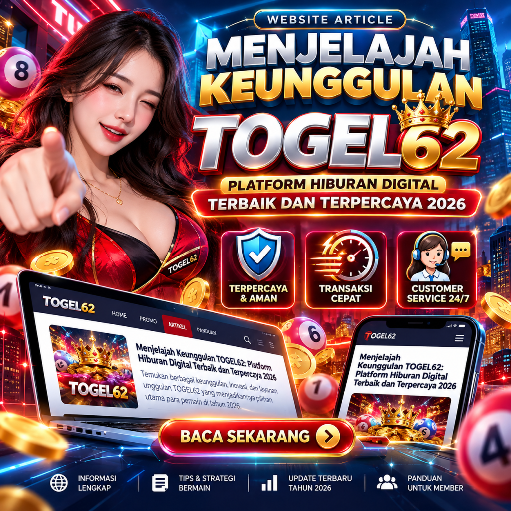 Menjelajah Keunggulan TOGEL62: Platform Hiburan Digital Terbaik dan Terpercaya&nbsp;2026
